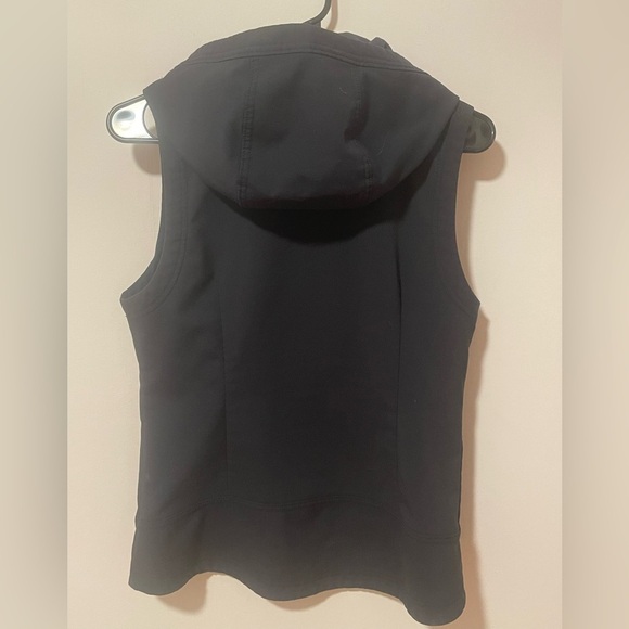 Columbia Black Hooded Windbreaker Vest Women’s S - Picture 4 of 7
